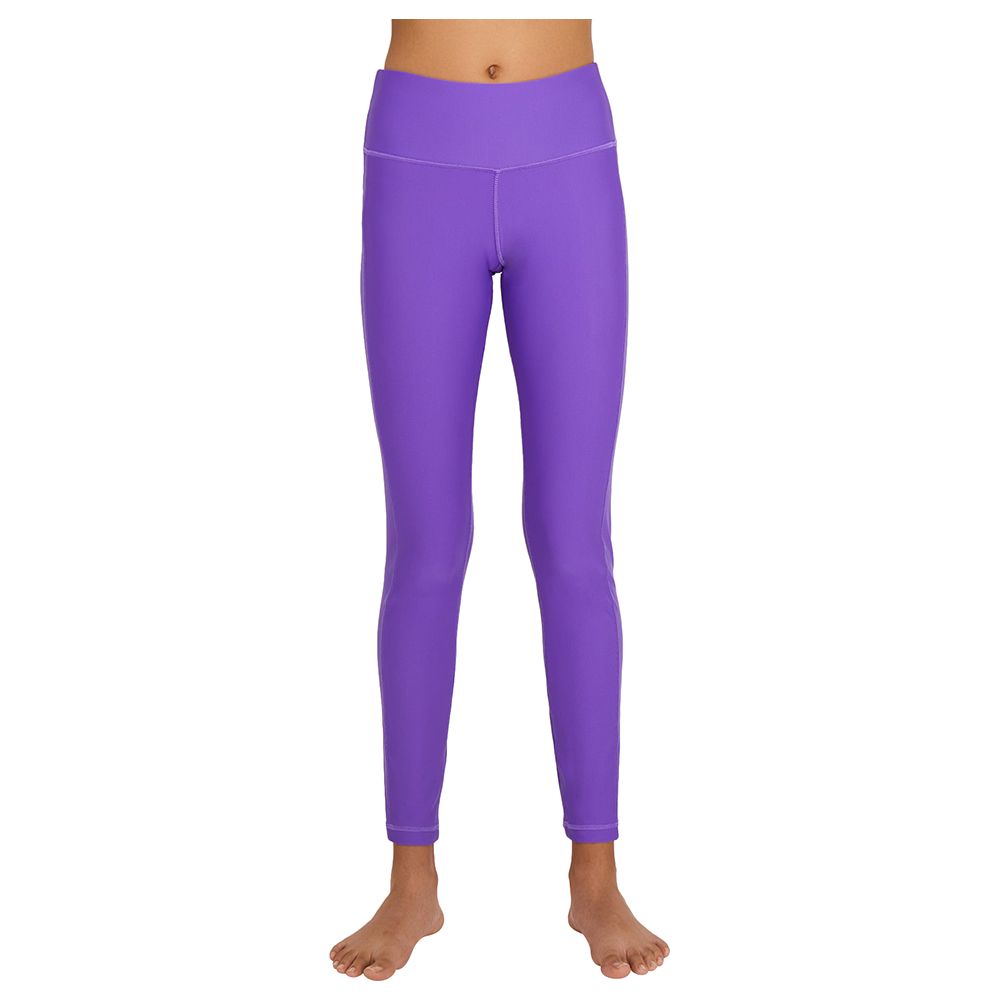 Coega Sunwear - Girls Youth Tights - Purple Abstract Drops