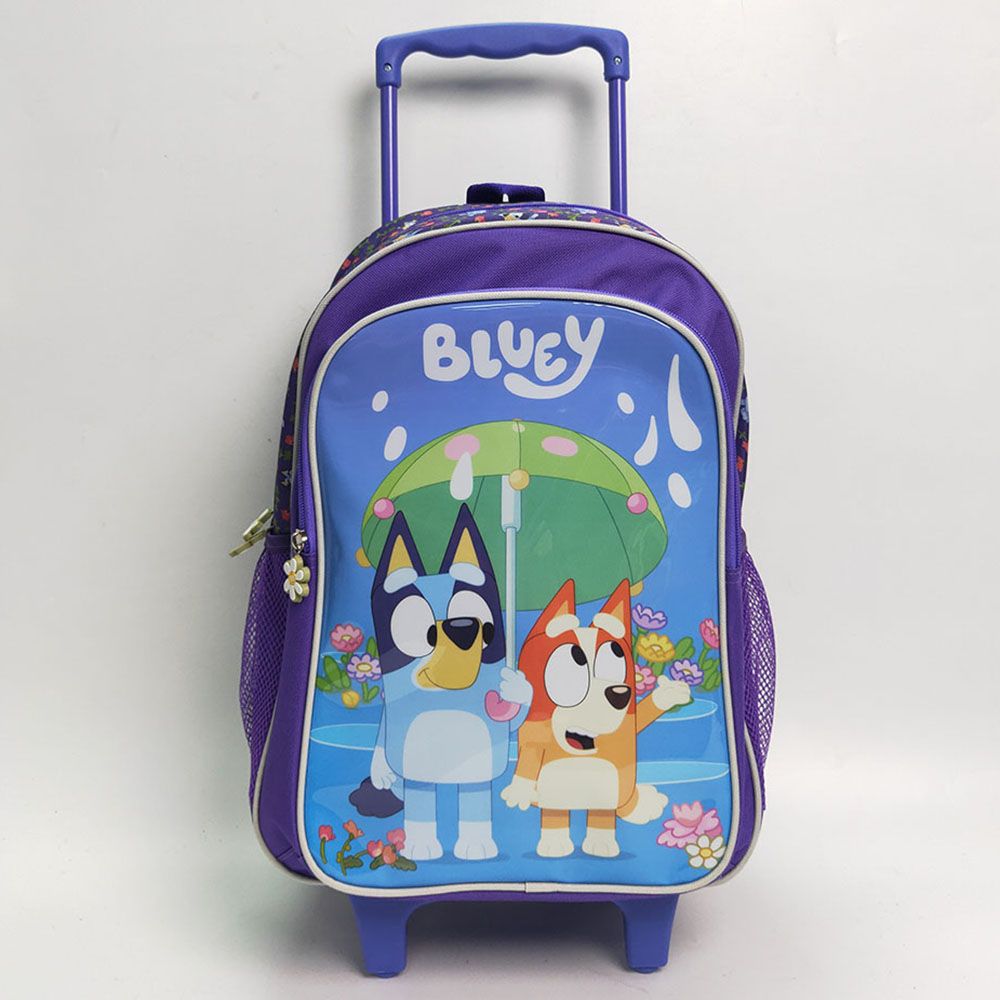 Bluey - Trolley Bag 16-inch With Lunch Bag, Pencil Case, Water Bottle And Lunch Box