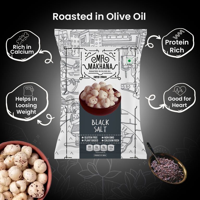 Mr Makhana - Black Salt 75g