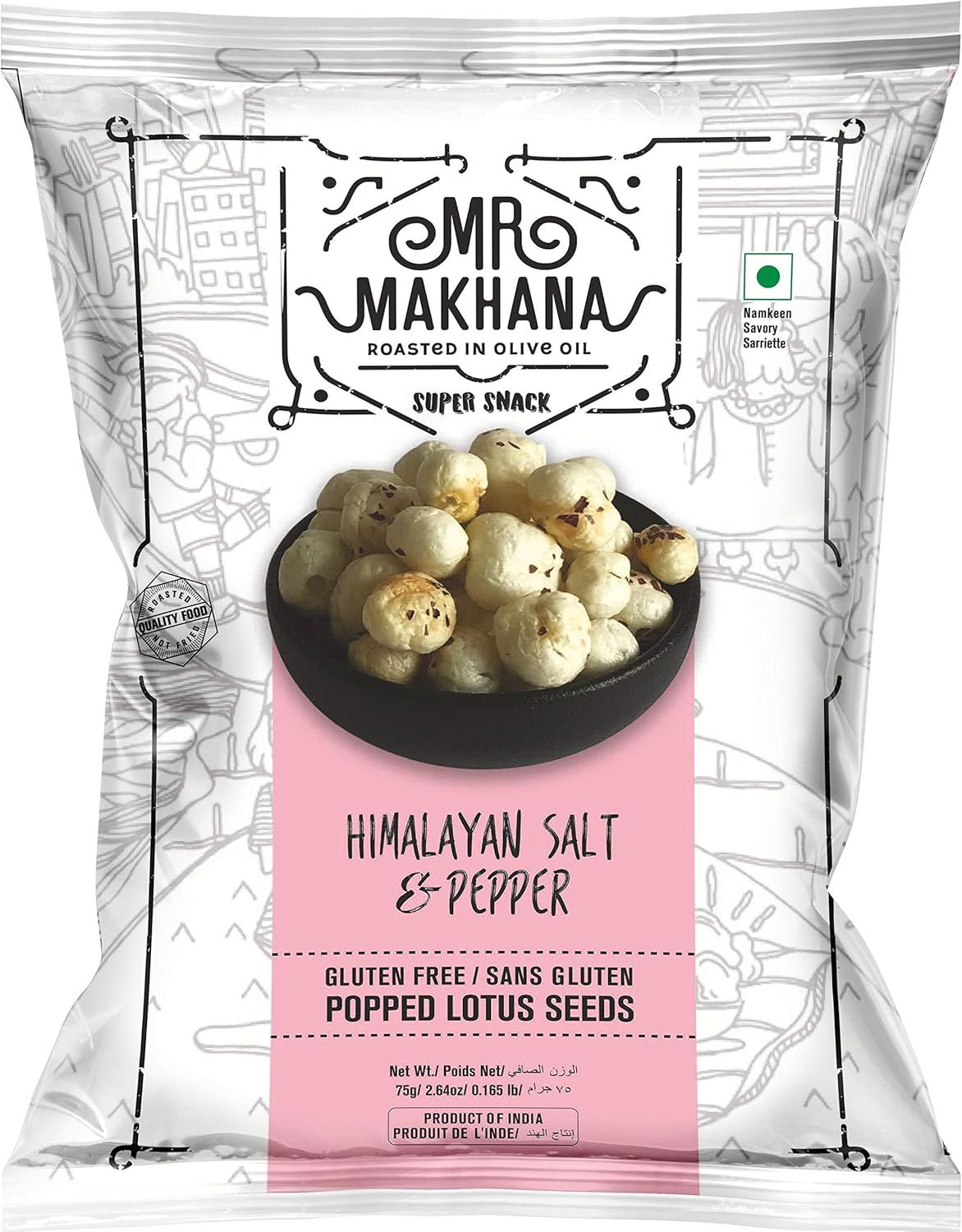 Mr Makhana - Himalyan Salt & Pepper 75g