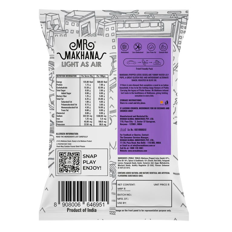 Mr Makhana - Pickle Tickle 75g