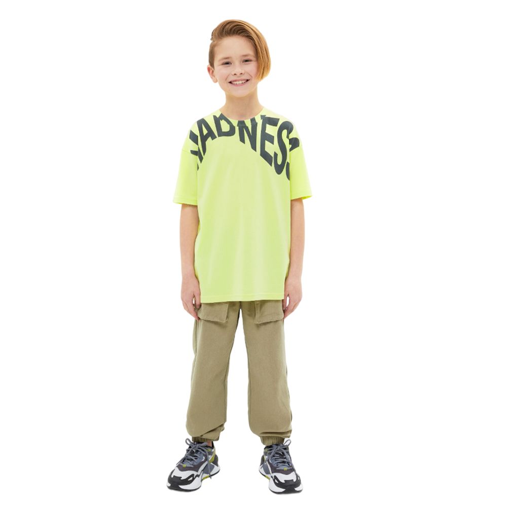 Bell Bimbo - Boys Madness Print T-shirt - Yellow