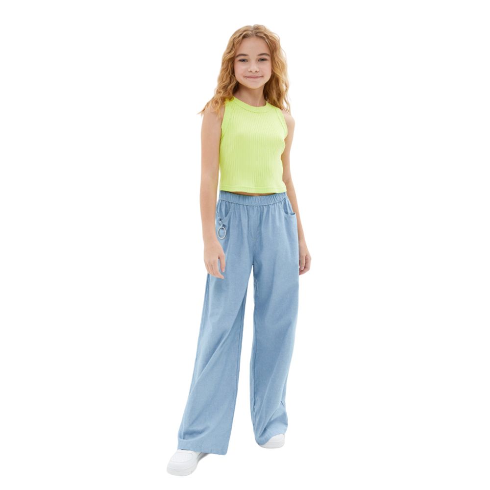 Bell Bimbo - Girls Flared Trousers - Blue