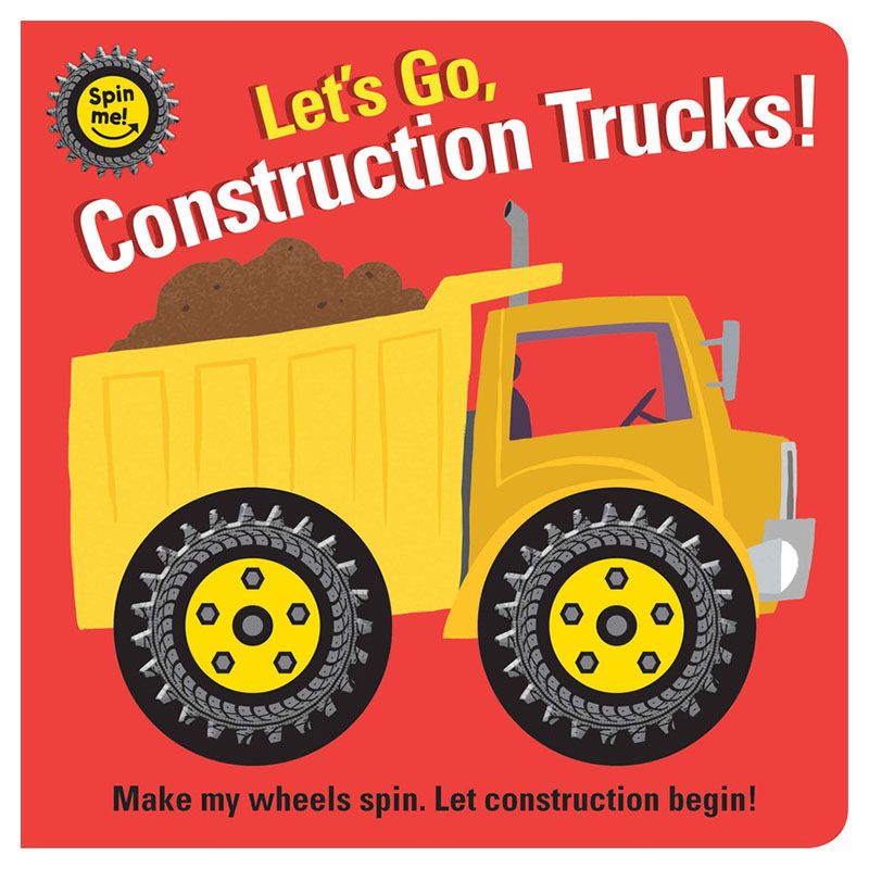 كتاب Spin Me! Construction Trucks Updated Edition