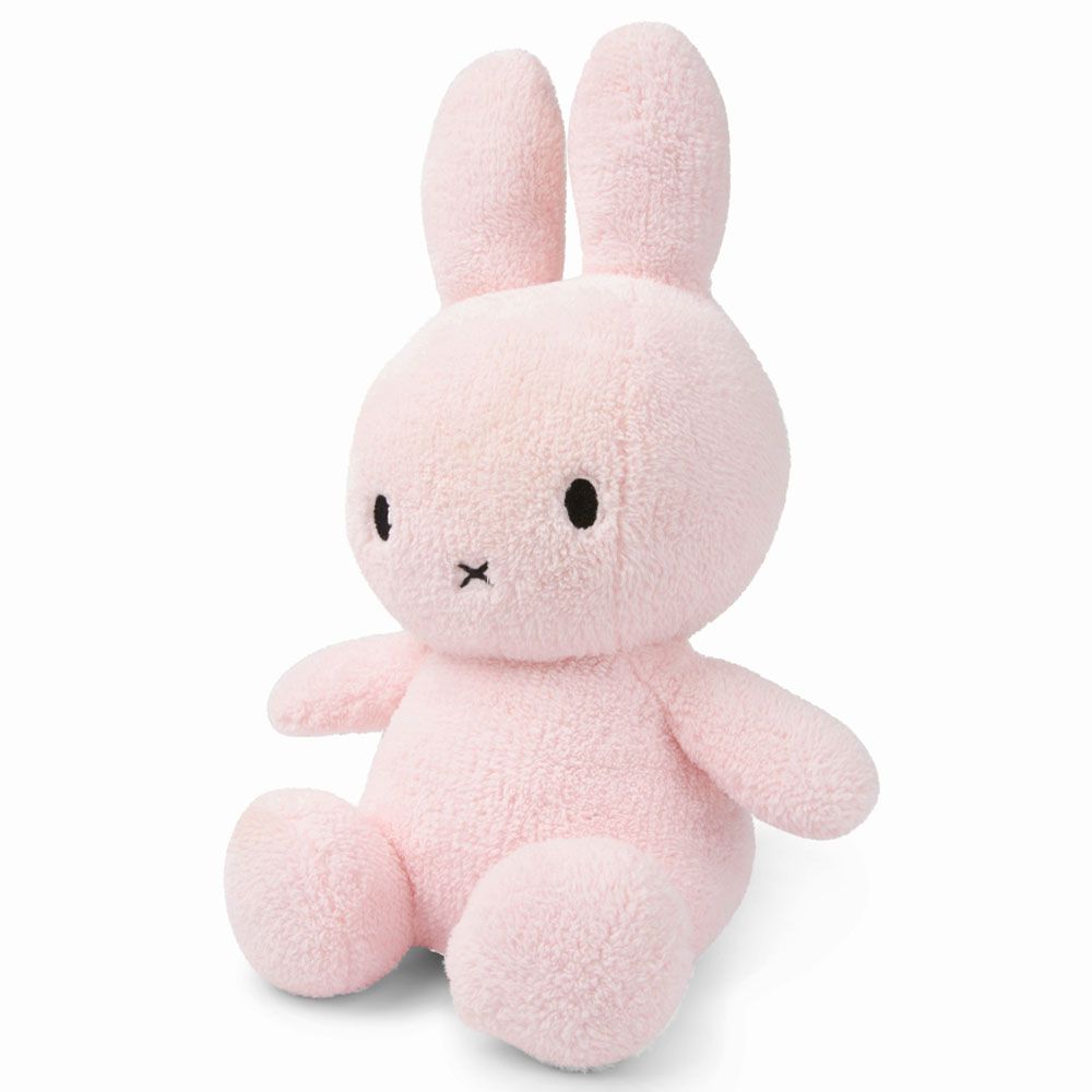 Bon Ton Toys - Miffy Sitting Terry Plush - Light Pink - 33 cm