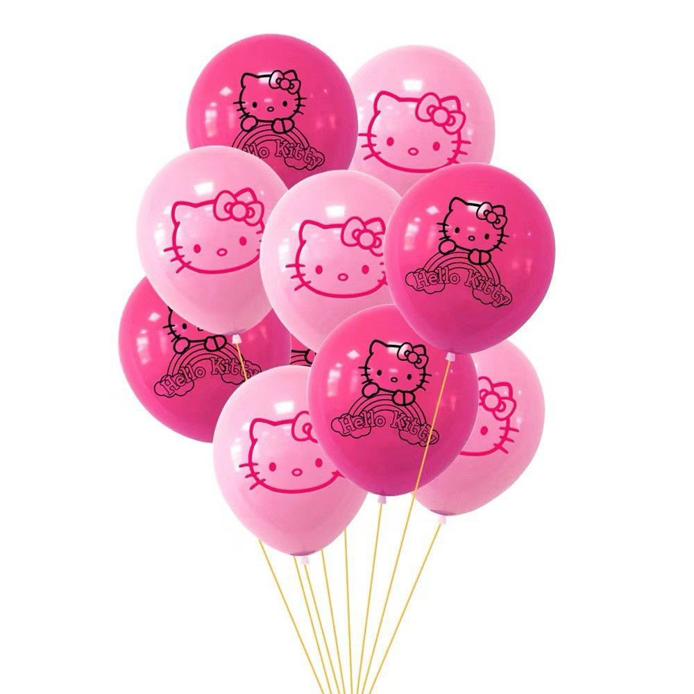 Brain Giggles - Hello Kitty Themed Birthday Party Decoration Set - 50pcs