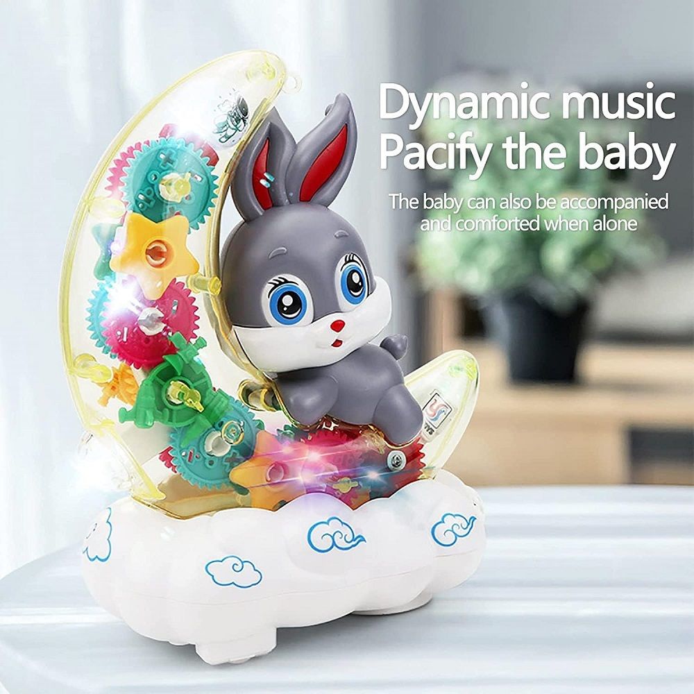 Brain Giggles - Battery Operated Musical Moon Toy