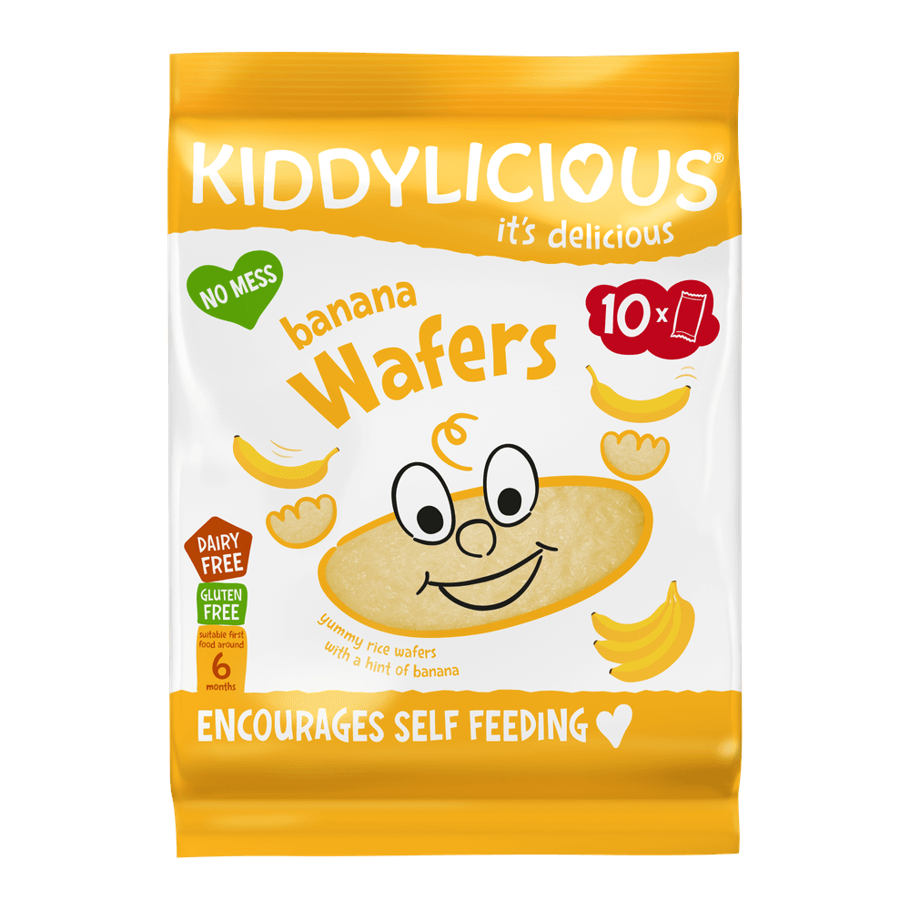 Kiddylicious - Banana Wafers - 10pcs - 40g