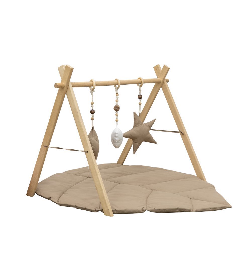 Bibena Nova - Wooden Baby Gym - Cappuccino