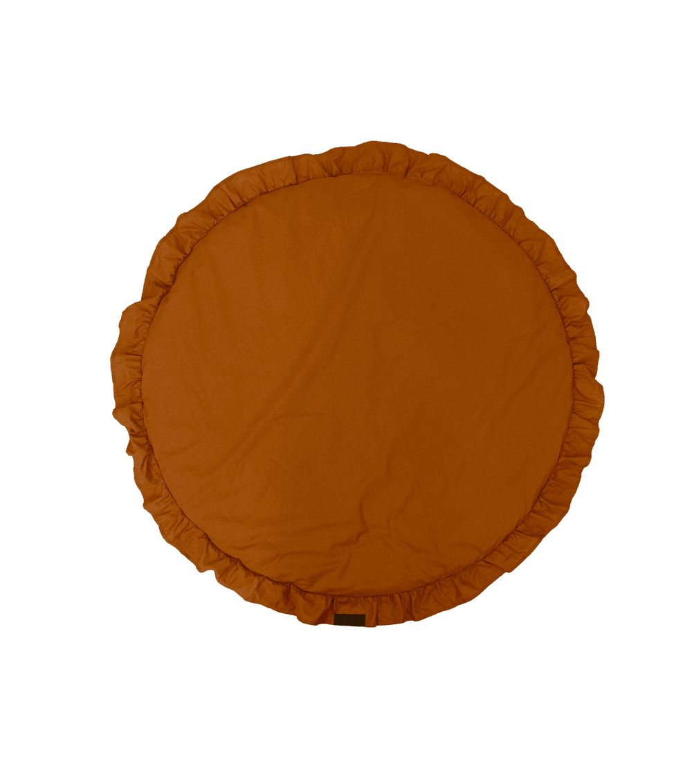 Bibena Nova - Camper Round Play Mat - Brick Red