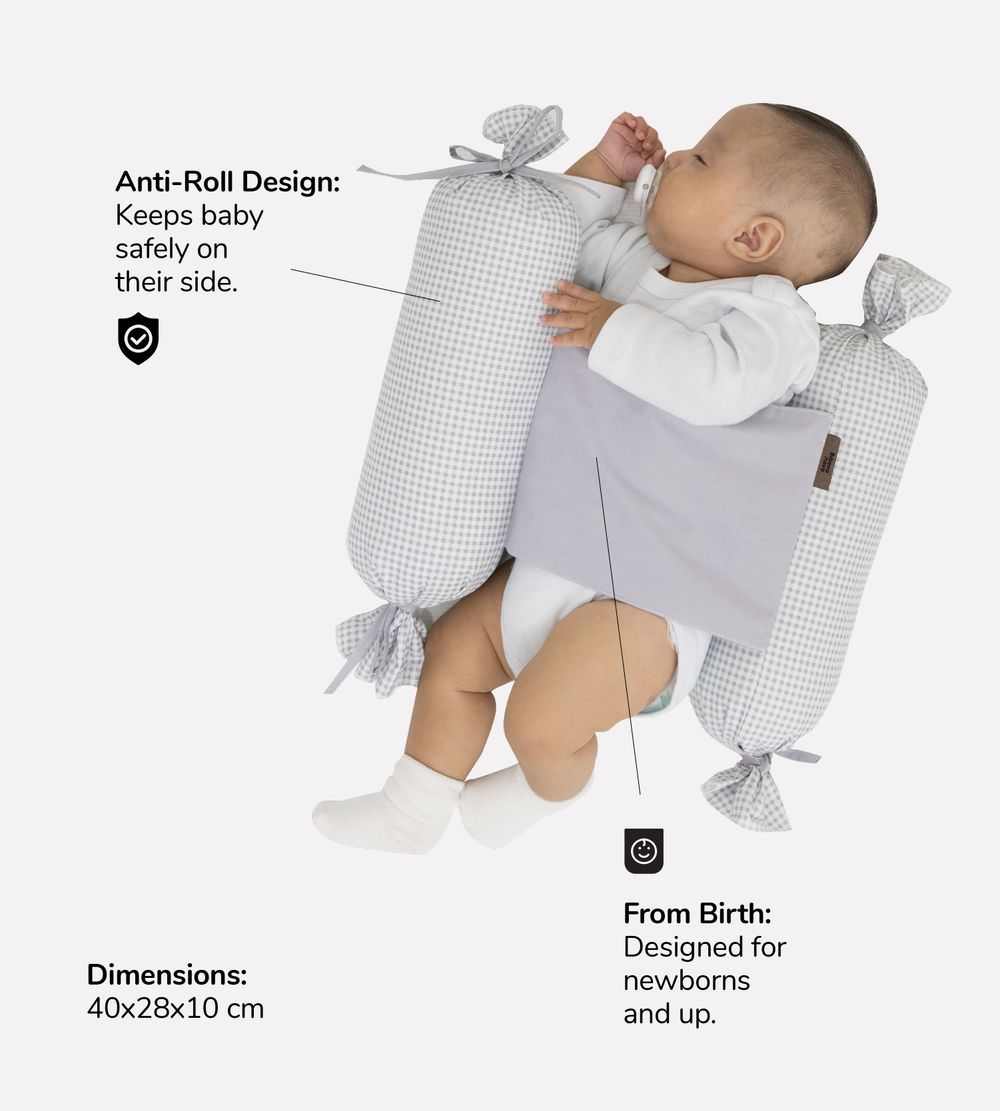 Bibena Nova - Anti Roll Baby Pillow - Powder