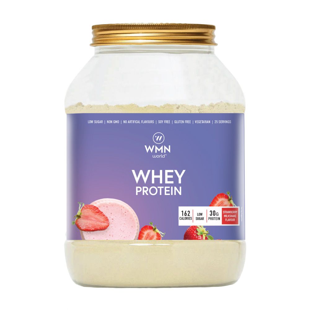 WMN World - Premium Grass-fed Whey Protein - Strawberry Milkshake 1kg