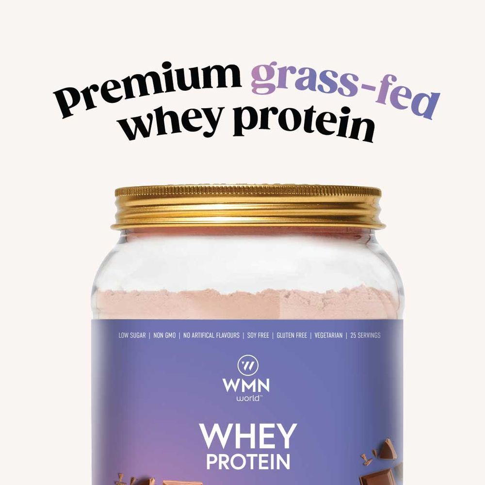 WMN World - Premium Grass-fed Whey Protein - Strawberry Milkshake 1kg