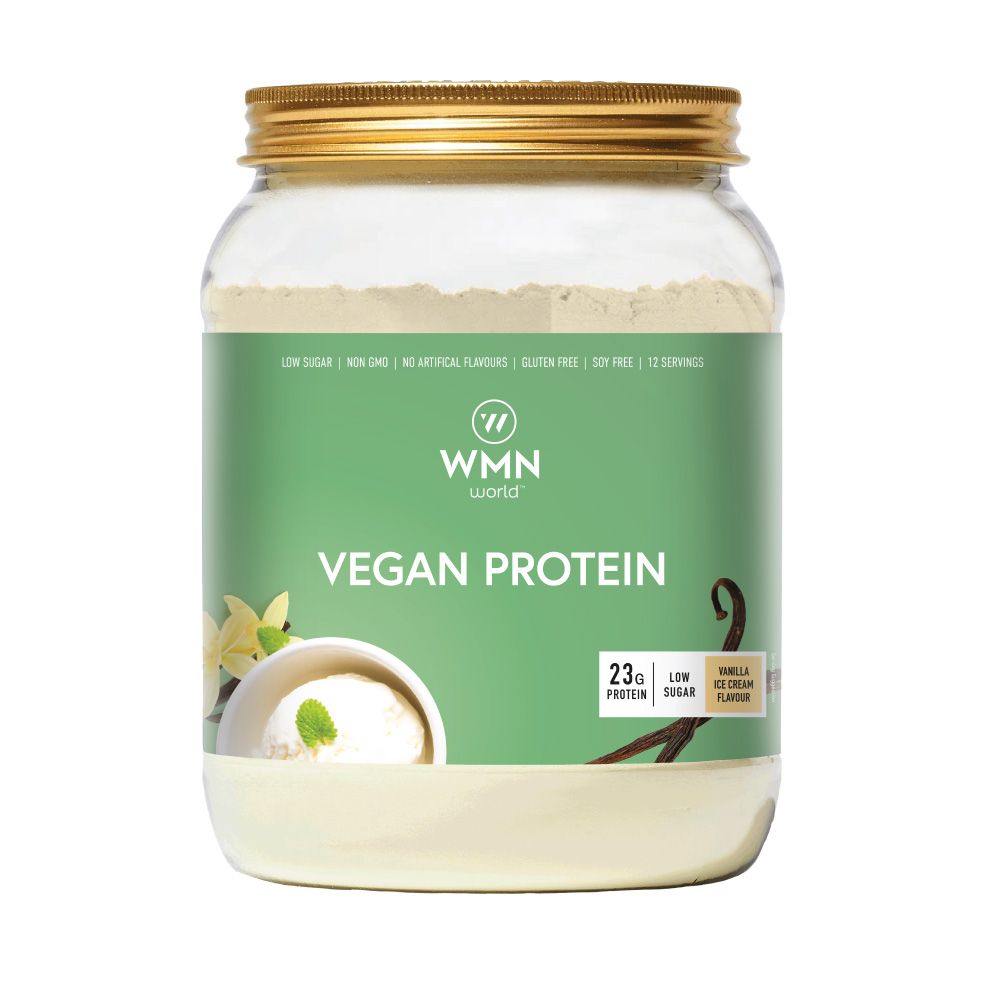 WMN World - Vegan Protein - Natural Vanilla Ice Cream Flavour 500g