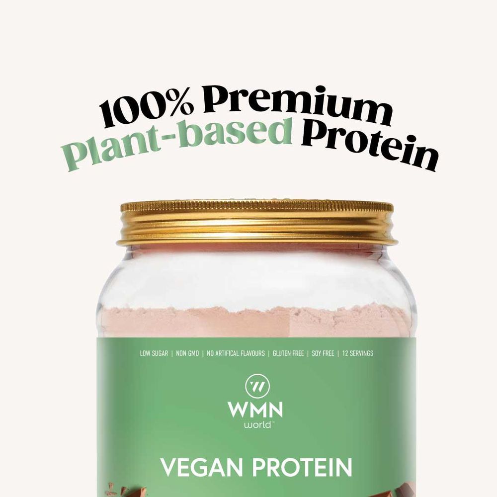 WMN World - Vegan Protein - Natural Vanilla Ice Cream Flavour 500g