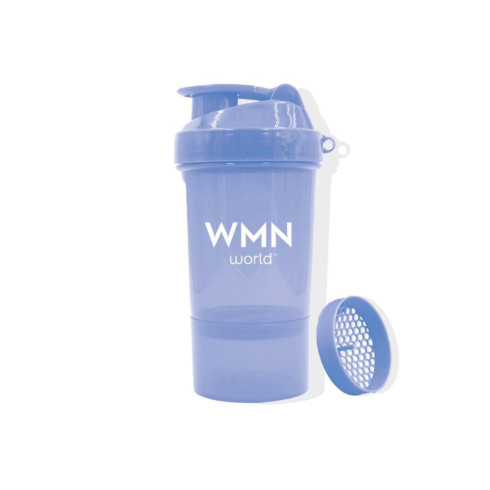 WMN World - Protein Shaker Bottle - Purple - 400 ml