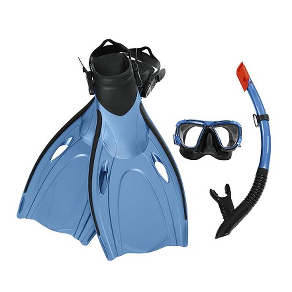 Bestway Hydro-Pro Snorkle And Fin Set - S/M - Color May Vary - 1pc