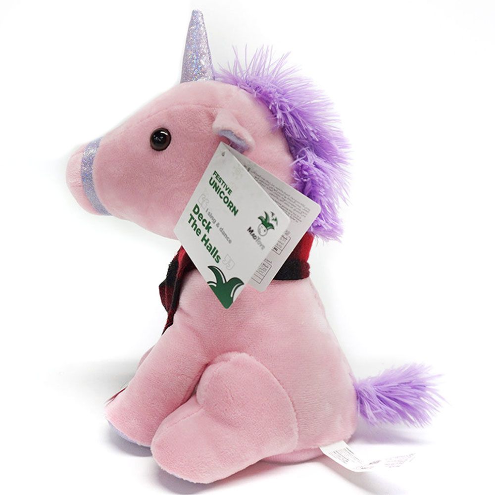 Mad Toys - Festive Unicorn Sing & Dance Christmas Plush Toys