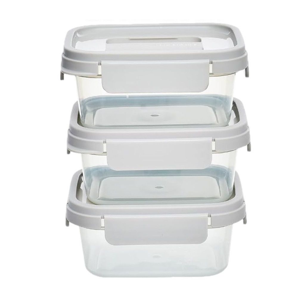 LOCK&LOCK - Nestopia Airtight Microwave & Freezer Safe Containers 500ml - 3Pcs