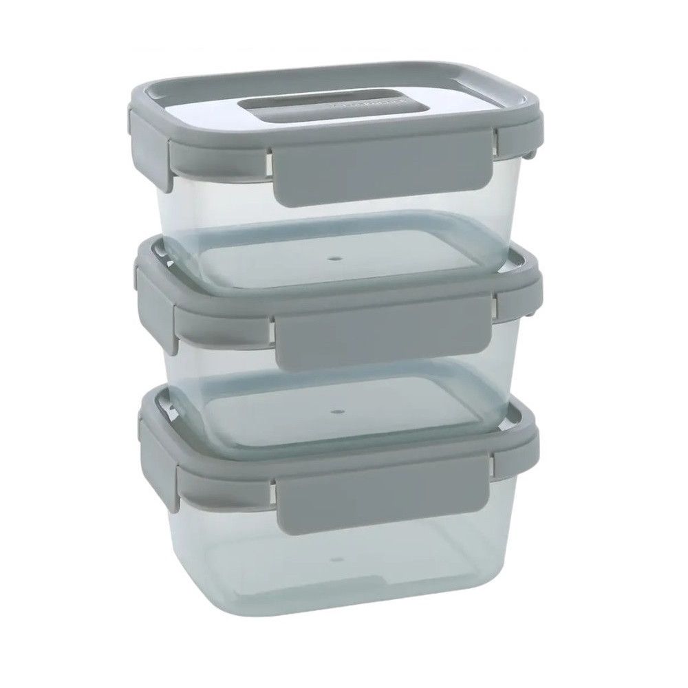 LOCK&LOCK - Nestopia Airtight Microwave & Freezer Safe Containers 920ml - 3Pcs