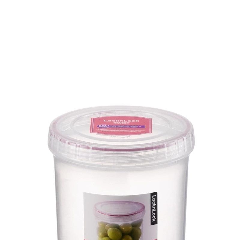 LOCK&LOCK - BPA-Free Airtight Seal Freezer & Dishwasher Safe Twist Food Container 900ml