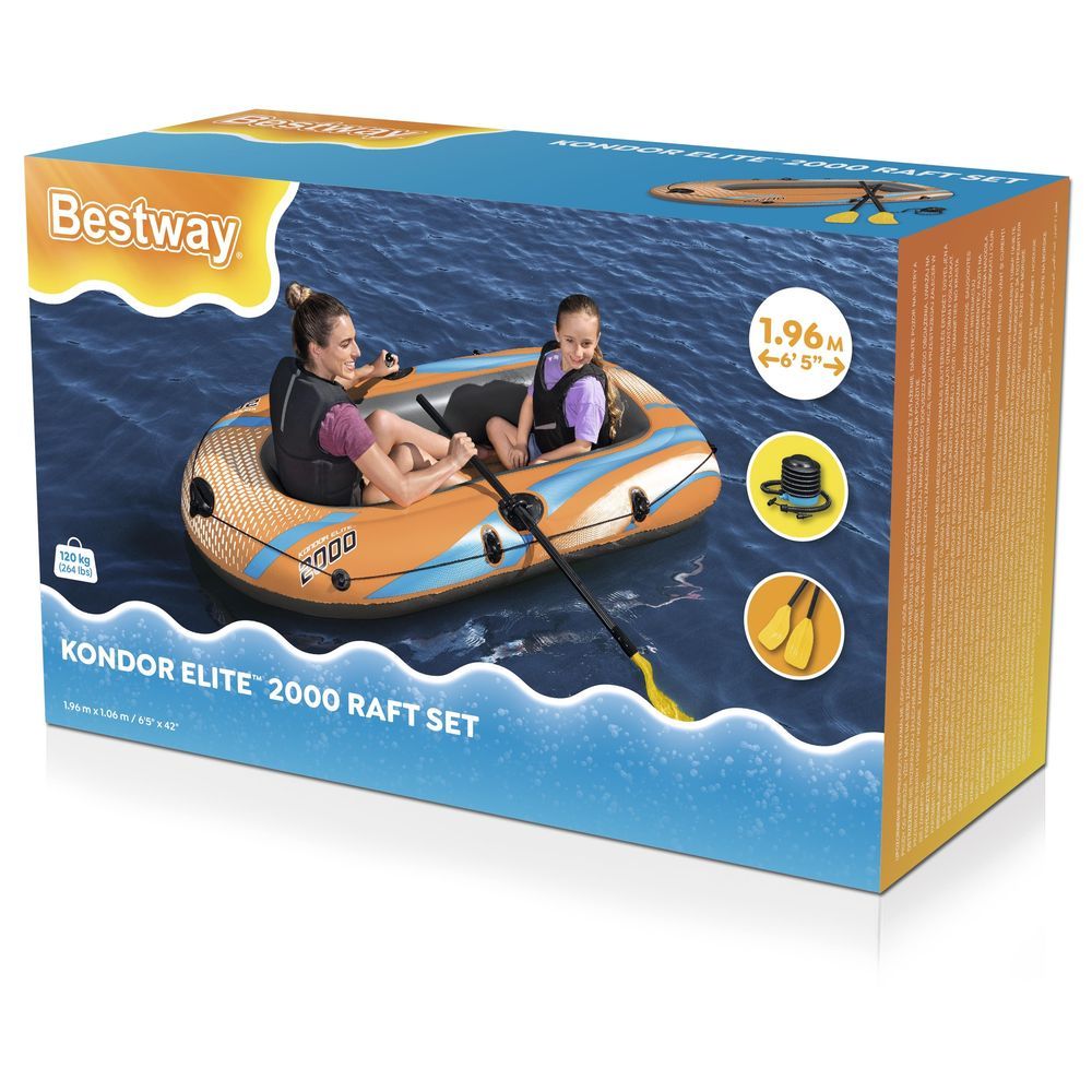 Bestway - Kondor Elite 2000 Raft Set - Orange