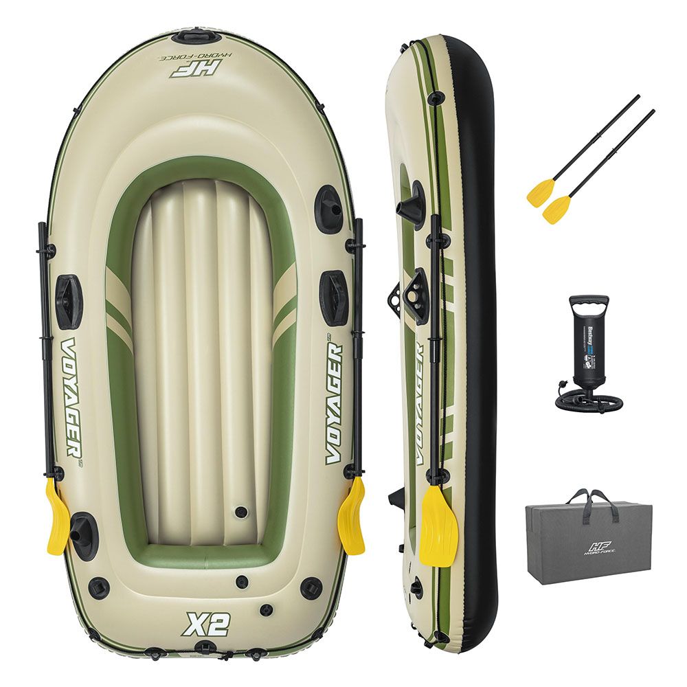 Bestway - Hydro-Force Voyager X2 Raft Set - Grey