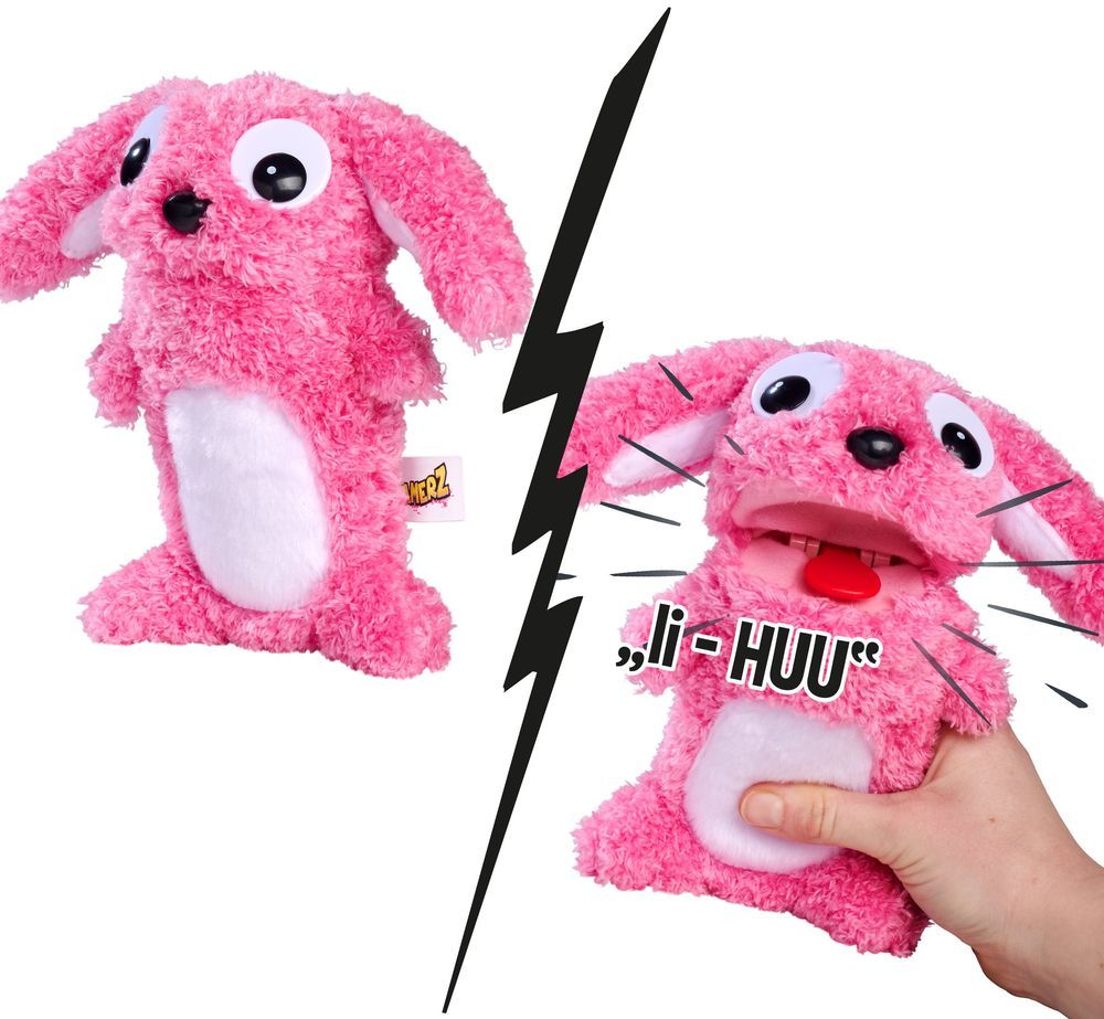 Simba - Screamerz Plush Toy - Rabbit - Pink - 30cm