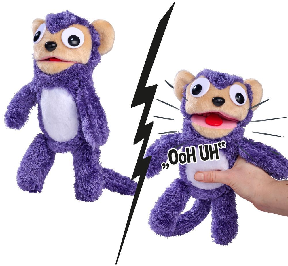 Simba - Screamerz Plush Toy - Monkey - Purple - 30cm