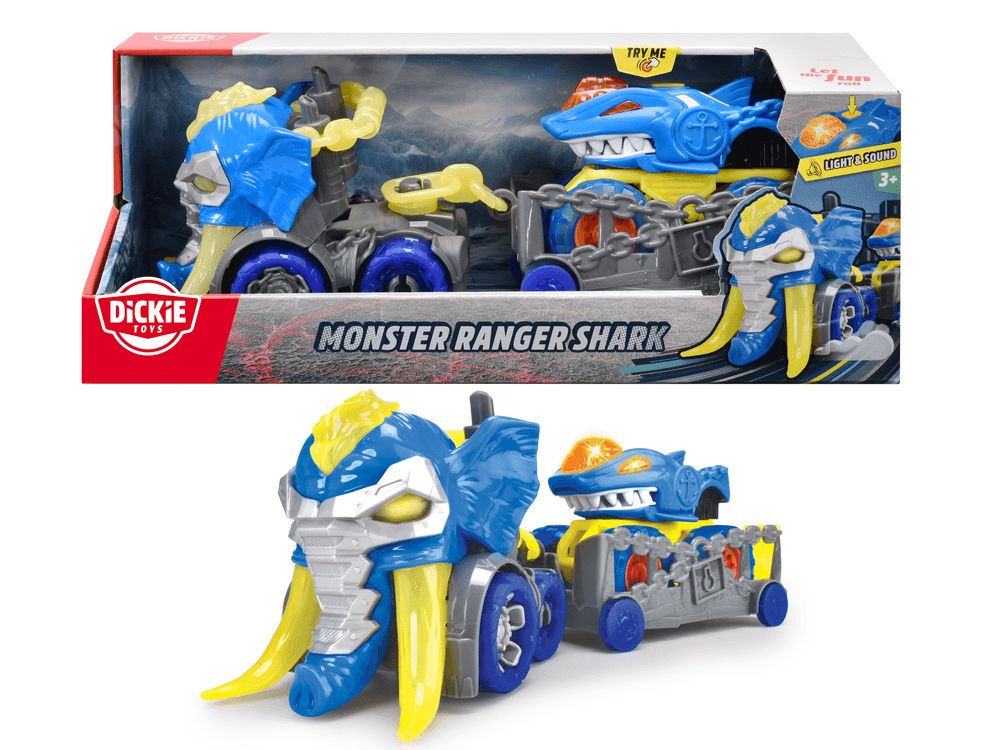 Dickie - Monster Ranger Shark Vehicle Playset