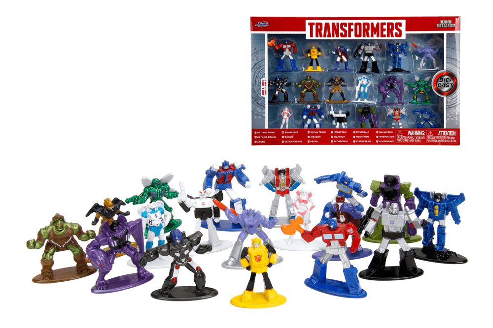 Jada - Transformers Wave 3 Nano Figures - 18 Pcs - 4cm