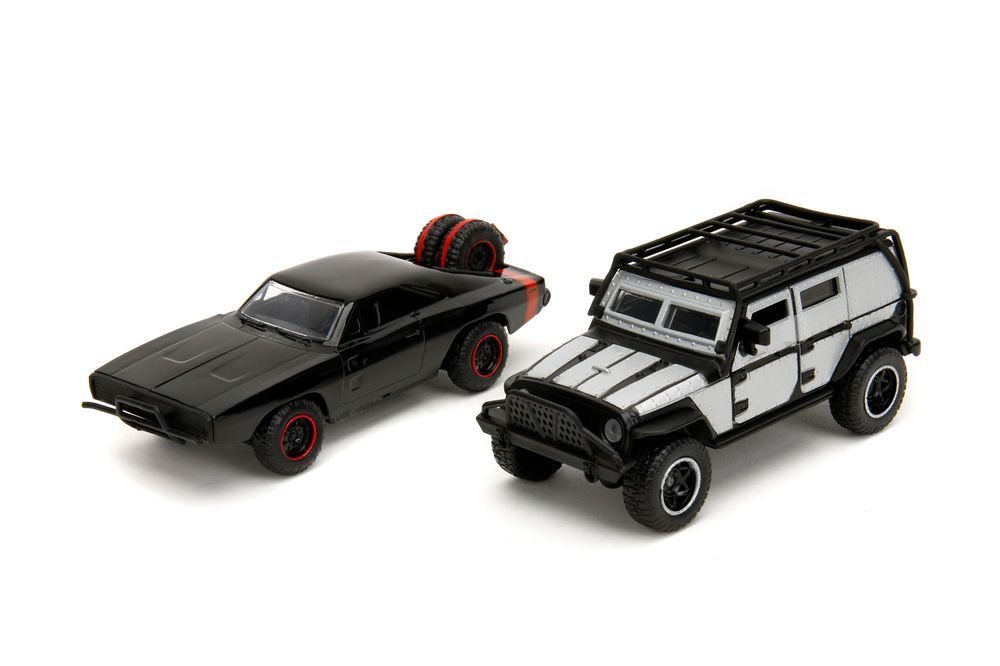 Jada - Fast And Furious Dom's Dodge Charger R/T Vehicle Set - 2 Pcs