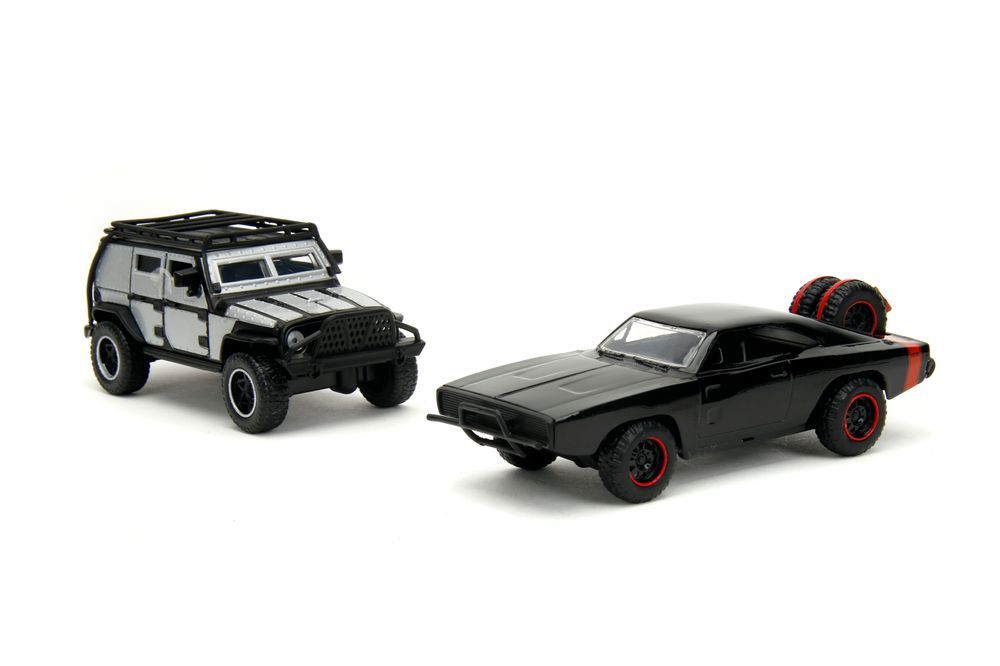 Jada - Fast And Furious Dom's Dodge Charger R/T Vehicle Set - 2 Pcs