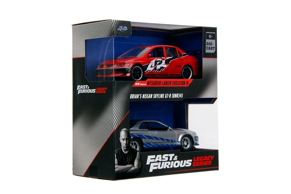 Jada - Fast And Furious Brian's Legacy Series Vehicle Set - 2 Pcs