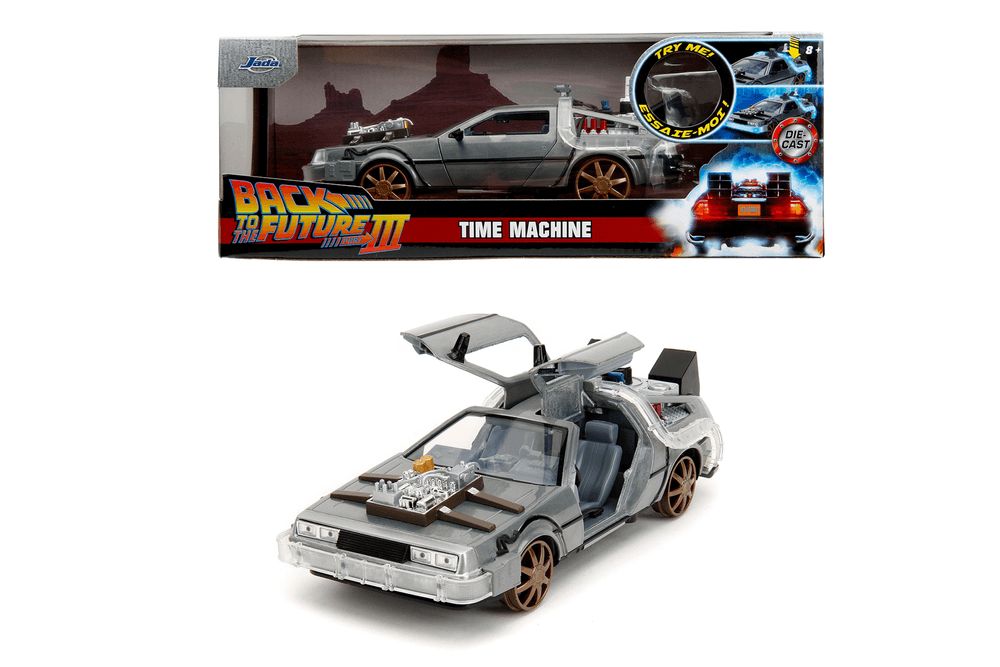 Jada - Back To The Future 3 Time Machine Vehicle - Silver