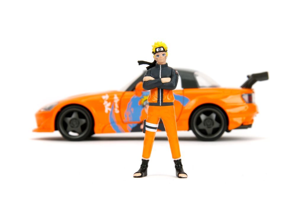 Jada - Naruto And 2001 Honda S2000 Vehicle Playset - 2 Pcs