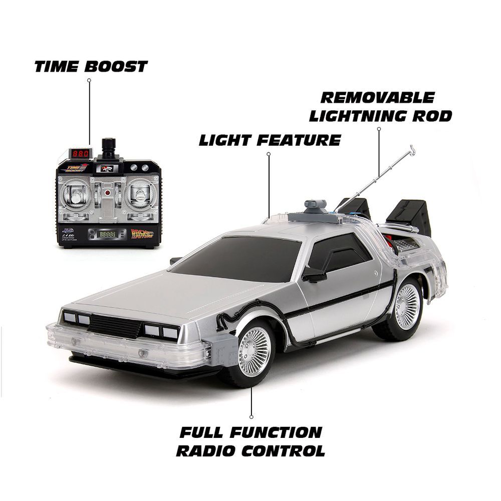 Jada - Back To The Future Time Machine RC Vehicle - Silver