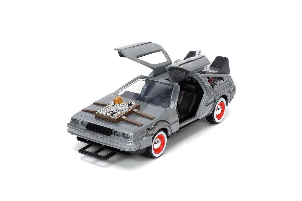 Jada - Back To The Future 3 Time Machine Die-Cast Car - Silver