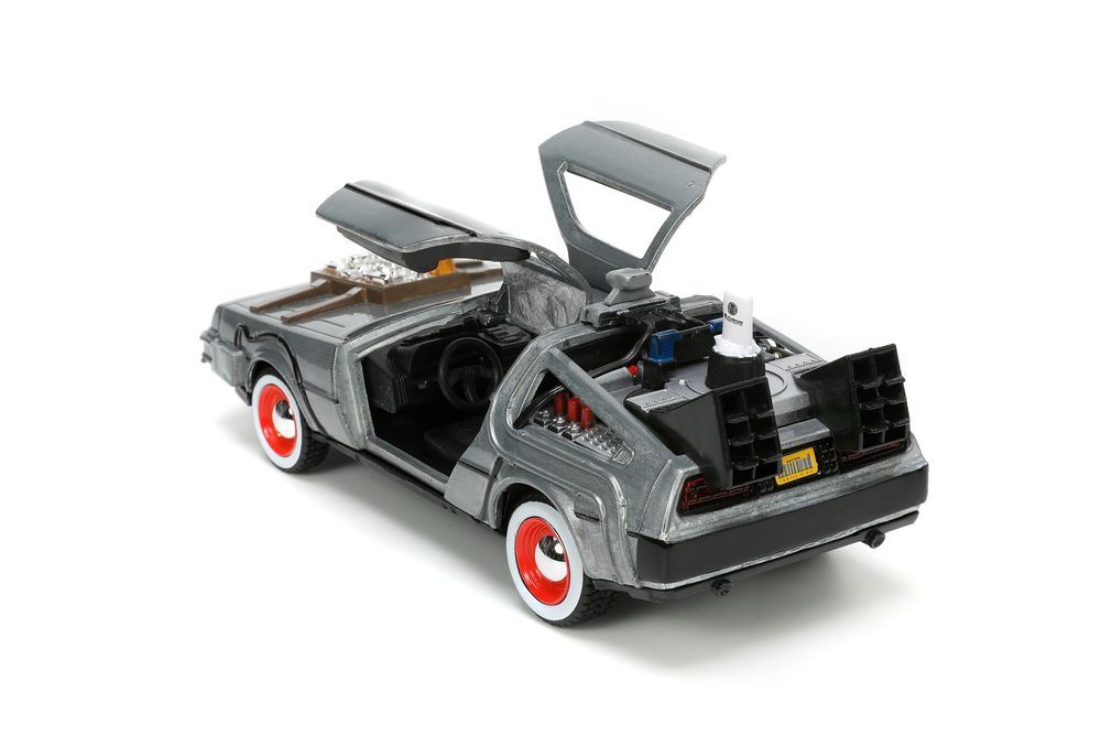 Jada - Back To The Future 3 Time Machine Die-Cast Car - Silver