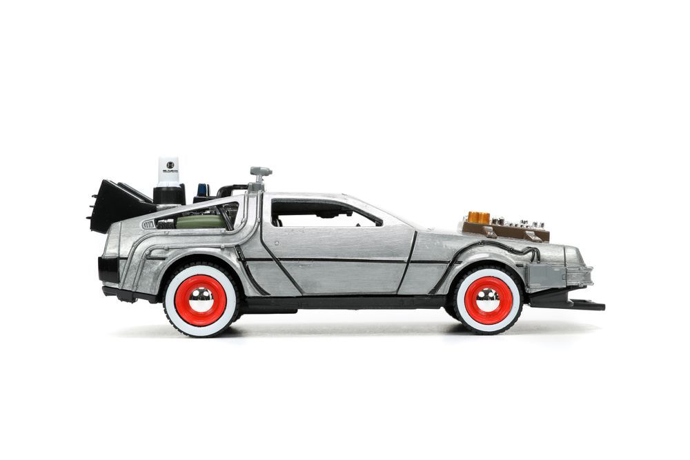 Jada - Back To The Future 3 Time Machine Die-Cast Car - Silver