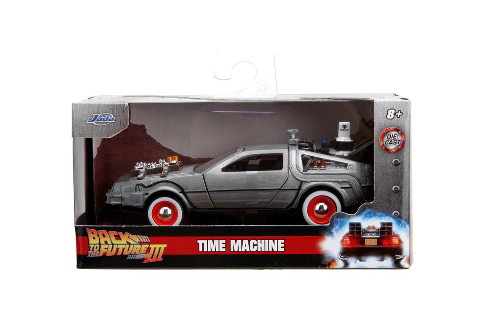 Jada - Back To The Future 3 Time Machine Die-Cast Car - Silver