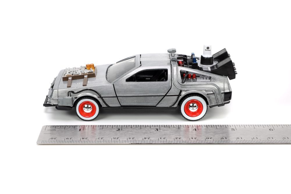 Jada - Back To The Future 3 Time Machine Die-Cast Car - Silver