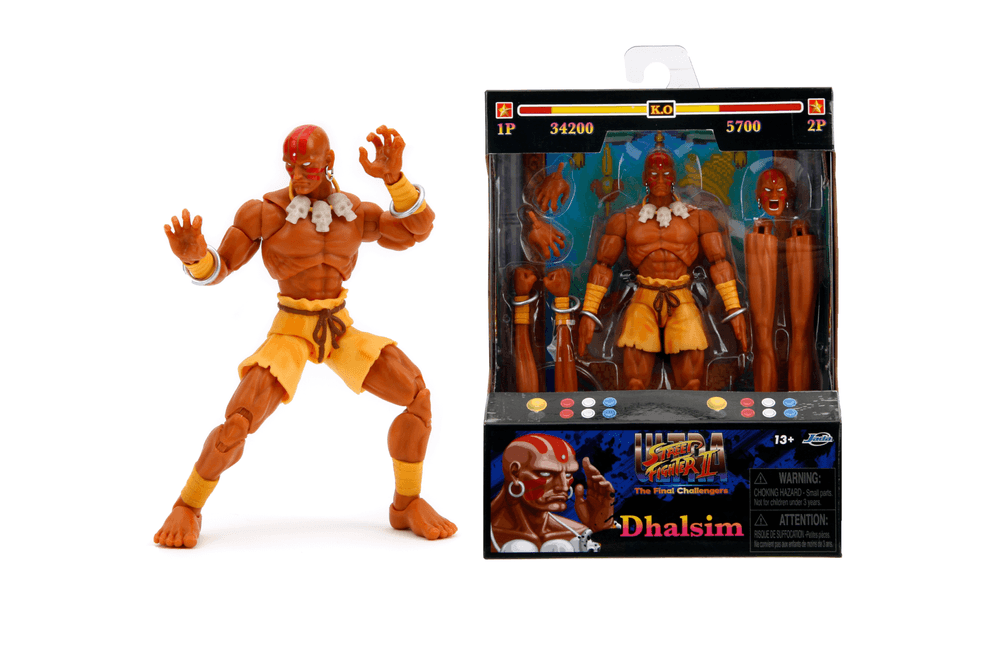 Jada - Street Fighter Ii Dhalsim Action Figure - 6-Inch