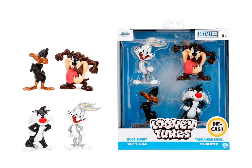 Jada - Wave 1 Looney Tunes Action Figures - 4 Pcs - 2.5-Inch