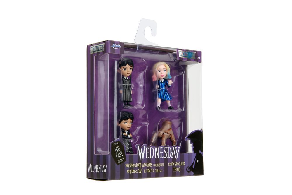 Jada - Wednesday Action Figures - 4 Pcs - 2.5-Inch