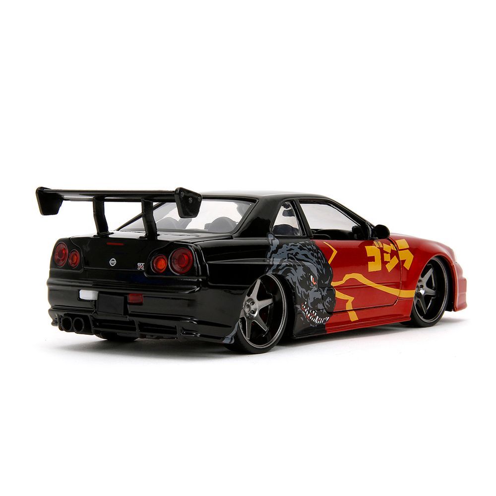 Jada - Godzilla 2002 Nissan Skyline GT-R Die-Cast Car