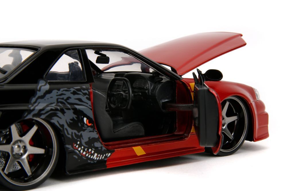 Jada - Godzilla 2002 Nissan Skyline GT-R Die-Cast Car