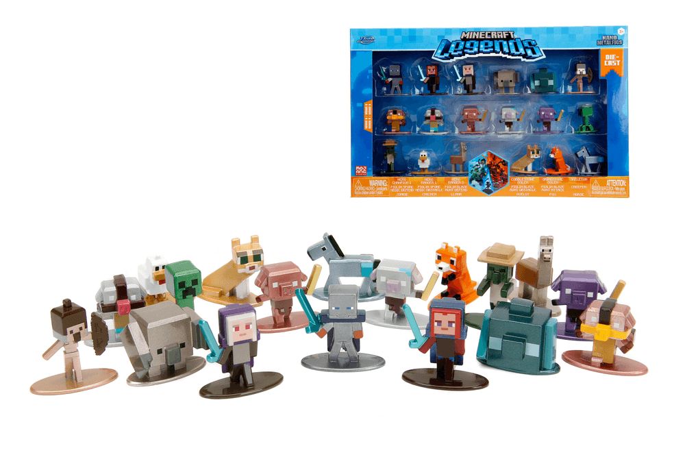 Jada - Wave 9 Minecraft Action Nano Figures - 18 Pcs - 4cm