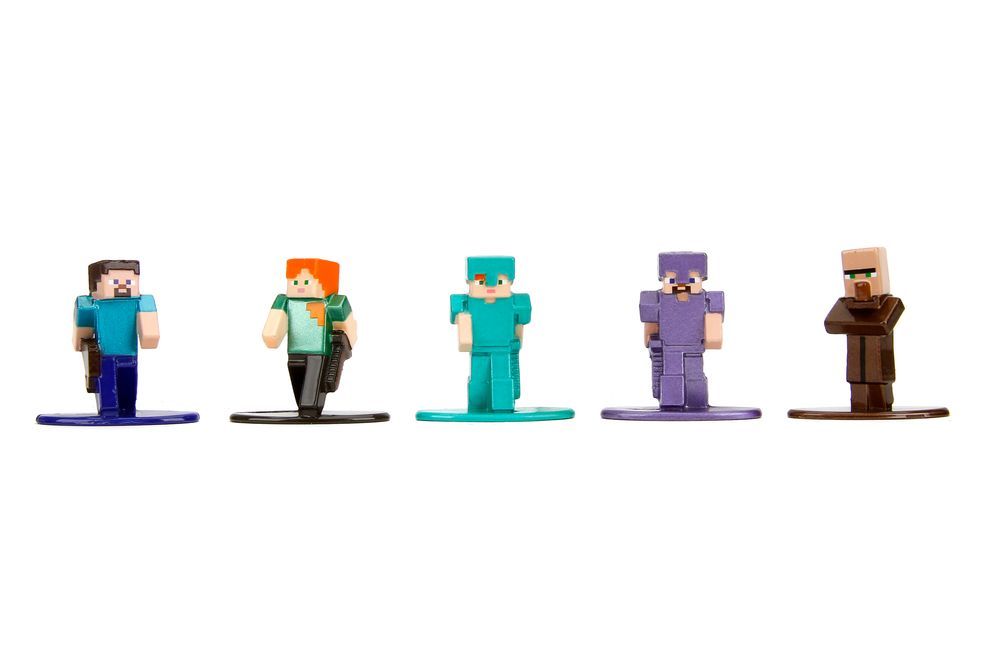 Jada - Wave 12 Minecraft Action Nano Figures - 18 Pcs - 4cm