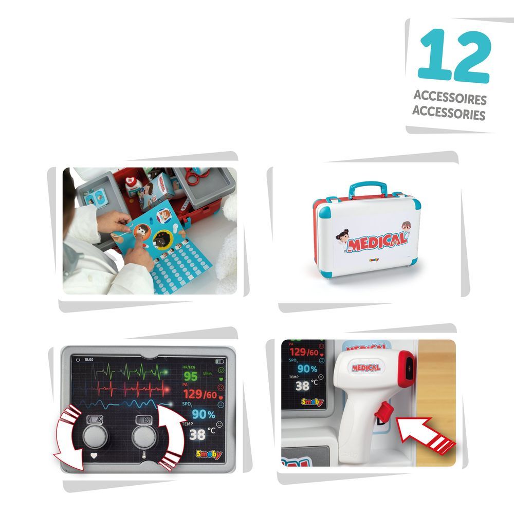 Smoby - Medical Case - 13 Pcs